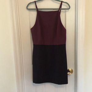 French Connection block thin strap mini dress, size 10, tags still on